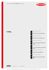 Fronius PullMig Instructions De Service