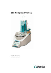 Metrohm 885 Compact Oven SC Mode D'emploi