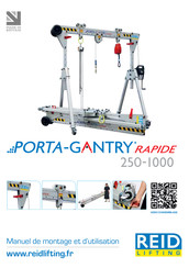 REID LIFTING PORTA-GANTRY RAPIDE 250-1000 Manuel De Montage/D'utilisation