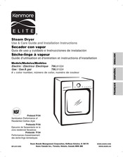 KENMORE ELITE 796.9102 Instructions D'installation Et Guide D'utilisation Et D'entretien