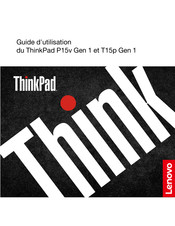Lenovo ThinkPad T15p Gen 1 Guide D'utilisation