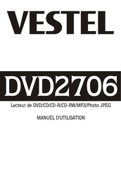 VESTEL DVD2706 Manuel D'utilisation
