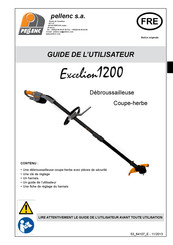 pellenc excelion 1200 Guide De L'utilisateur