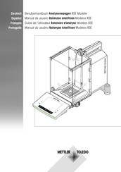 Mettler Toledo XSE Série Guide De L'utilisateur
