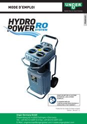 unGer Hydro Power RO40C Mode D'emploi