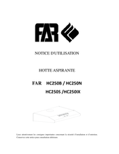 FAR HC250S Notice D'utilisation