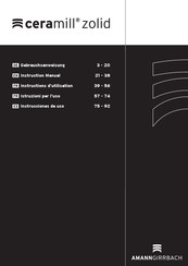 Amann Girrbach ceramill Série Guide D'utilisation