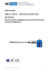 HB Products HBLC-XXX Mode D'emploi