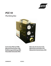 ESAB PCC-14 Manuel D'instructions