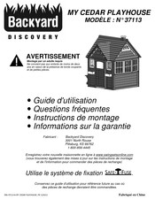 Backyard Discovery 37113 Guide D'utilisation