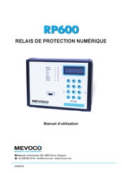 MEVOCO RP600 Manuel D'utilisation