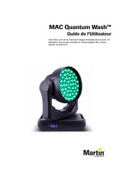 Martin MAC Quantum Wash Guide De L'utilisateur