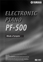 Yamaha PF-500 Mode D'emploi