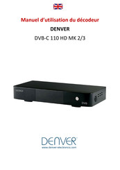 Denver DVB-C 110 HD MK 2 Manuel D'utilisation
