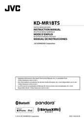 JVC KD-MR1BTS Mode D'emploi