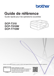 Brother DCP-T310 Guide De Référence
