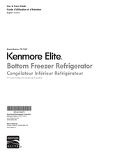 KENMORE ELITE 795.7248 Guide D'utilisation Et D'entretien