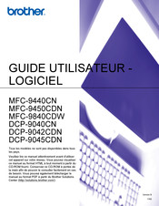 Brother MFC-9450CDN Guide Utilisateur