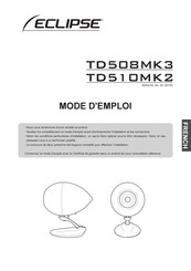 Eclipse TD508MK3 Mode D'emploi