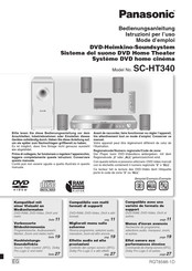 Panasonic SC-HT340 Mode D'emploi