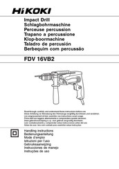 Hikoki FDV 16VB2 Mode D'emploi