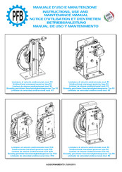 PFB R3 Notice D'utilisation Et D'entretien