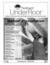 suntouch UnderFloor Manuel D'installation