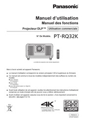 Panasonic PT-RQ32K Manuel D'utilisation
