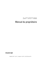 Dell XPS 8500 Manuel Du Propriétaire