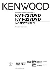 Kenwood KVT-627DVD Mode D'emploi