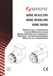 Sincro SK315 Série Manuel D'utilisation Et De Maintenance