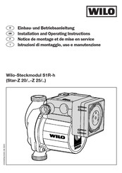 Wilo Star-Z 25 Série Notice De Montage Et De Mise En Service