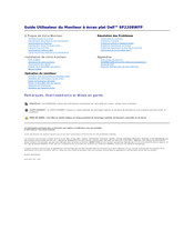 Dell SP2208WFP Guide Utilisateur