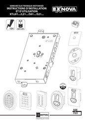 Mottura Xnova XT.S21 Série Instructions D'installation Et D'utilisation