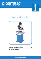 Contimac RF 45 Mode D'emploi