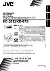 JVC KD-G722 Manuel D'instructions