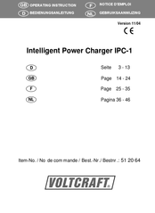 VOLTCRAFT IPC-1 Notice D'emploi