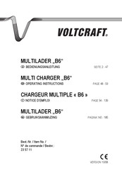 Voltcraft B6 Notice D'emploi