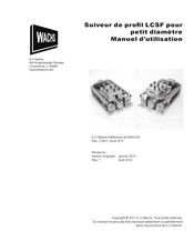 E.H. Wachs LCSF 1420/3 Manuel D'utilisation