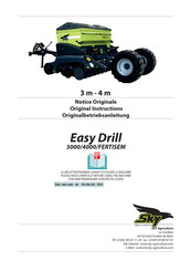 SKY Agriculture Easy Drill 4000 FERTISEM Notice Originale