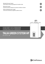 CHAFFOTEAUX TALIA GREEN SYSTEM HP Notice D'utilisation