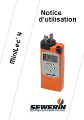 sewerin MiniLec 4 Notice D'utilisation