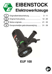 EIBENSTOCK EUF 100 Notice Originale