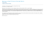 Dell P2213t Guide D'utilisation