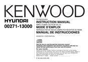 Kenwood 00271-13000 Mode D'emploi