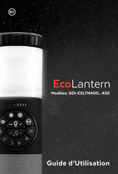 EcoxGear EcoLantern GDI-EXLTN400 Série Guide D'utilisation