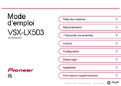 Pioneer VSX-LX503 Mode D'emploi