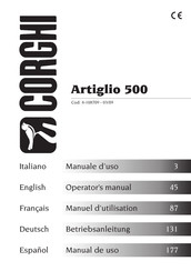 Corghi ARTIGLIO 500 Manuel D'utilisation