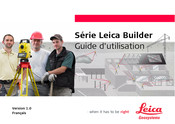 Leica Geosystems Builder Série Guide D'utilisation