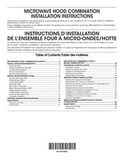 Whirlpool W11401909A Instructions D'installation
